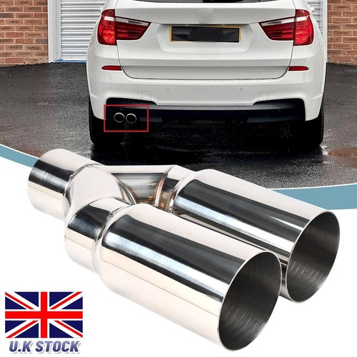 Twin straight cut - straight, tailpipe