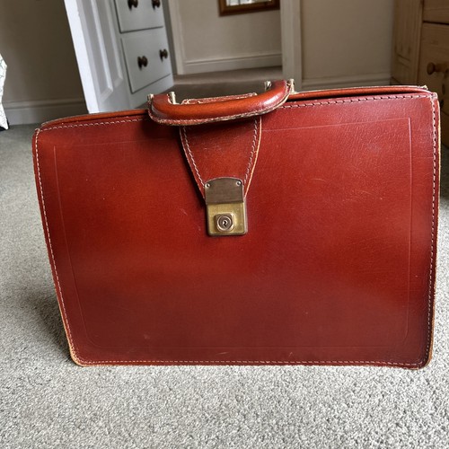 Vintage leather briefcase - vintage,