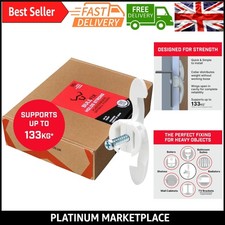 Heavy Duty Plasterboard Wall Fixings Kit | Durable 96 Pack for Secure Hanging...