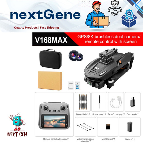 V168 pro max gps drone - drone, hd