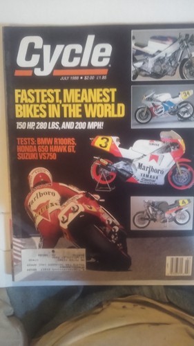Cycle magazine july 1988 - magazine,