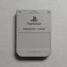 PS1 Memory Card Grey Official