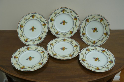 Hand painted cauldon - painted, china