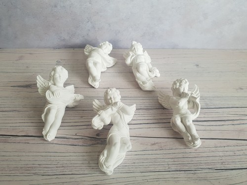 White cherub angel - white,