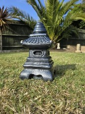Stone Garden Japanese Pagoda Indoor Outdoor Deluxe Frostproof Statue Ornament