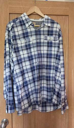 North coast blue white plaid - north,