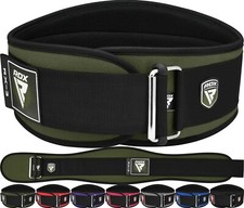 RDX Weightlifting Belt Gym Belt, Powerlifting Belt Workout Fitness, Padded Back