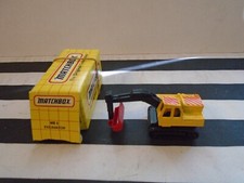 MATCHBOX SUPERFAST 1-75 MB6 EXCAVATOR YELLOW RARE MINT IN USA CARD 80S BOX