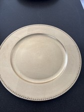 Gold Charger Plates Set of 6