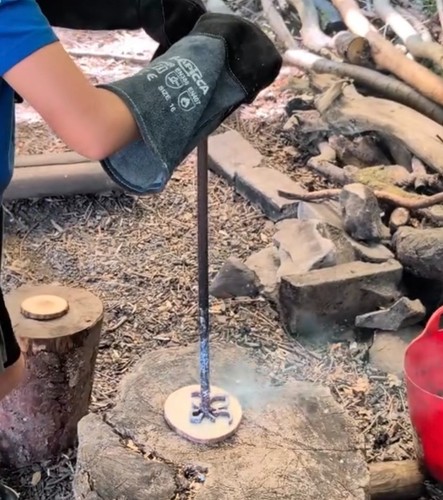 Branding iron heavy duty - -,