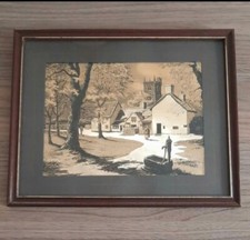 Copper Foil Picture in Frame