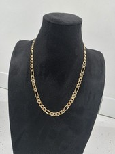 9ct Gold Figaro Chain.. 20"