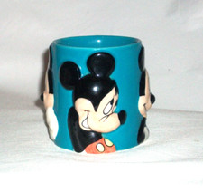 Disney's  Mickey Mouse Unusual 3D Embossed Coffee Mug in  Blue / Multi