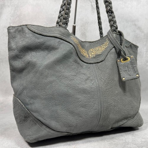 Zadig voltaire gray leather - voltaire,