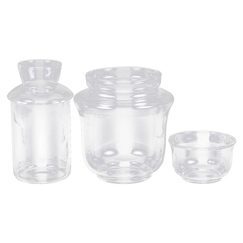 Glass mugs with - mugs, lids