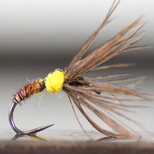 Tenkara kebari yellow - yellow, fly