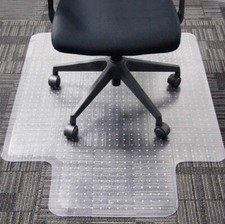 Non Slip Office Chair Desk Floor Mat Computer Carpet PVC Plastic Clear Protector
