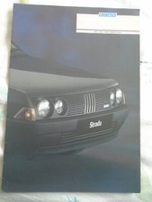 Fiat Strada brochure May 1987 UK market includes Abarth 130TC