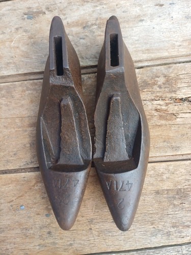 Antique pair cast iron - of,