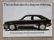 Vauxhall Chevette 2300 HS Black Magic Brochure 1979