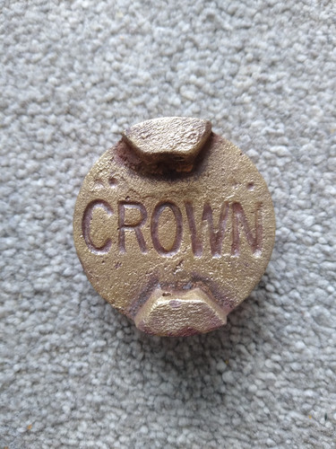 Vintage crown brass petrol - vintage,
