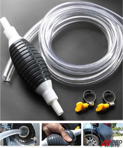 Hand siphon pump hose - 2m,