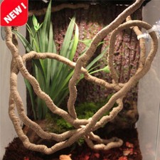1M Reptile Vivarium Flexible Jungle Vine Bendable Pet Climb Habitat Decor New