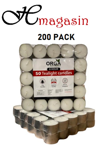 200 tea night lights - night, candles