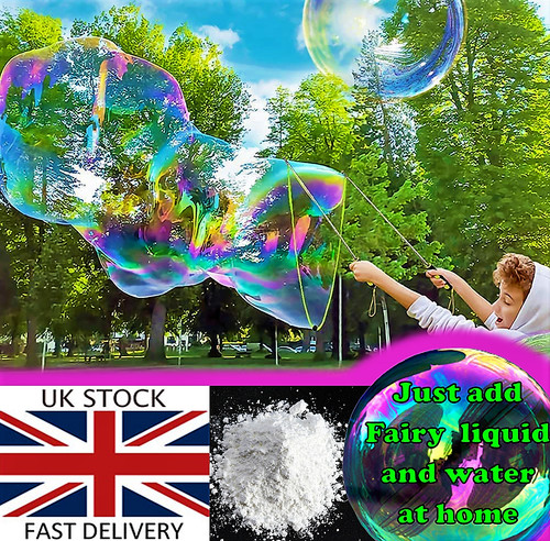 Magic bubble mixture powder