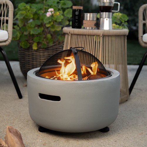 Barton mgo concrete round - mgo, 18"