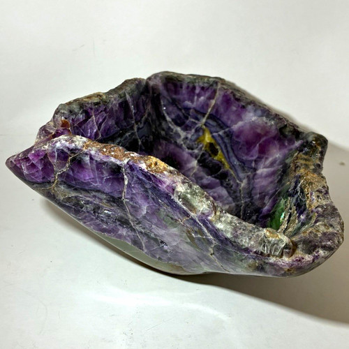 Purple green raw edge - purple,
