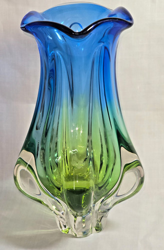 Vintage sommerso blue - vintage, green