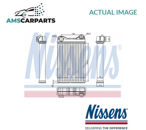 Heater radiator exchanger lhd - heater,