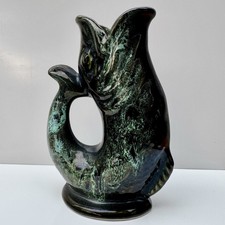 Vintage Ceramic Fish Glug Jug