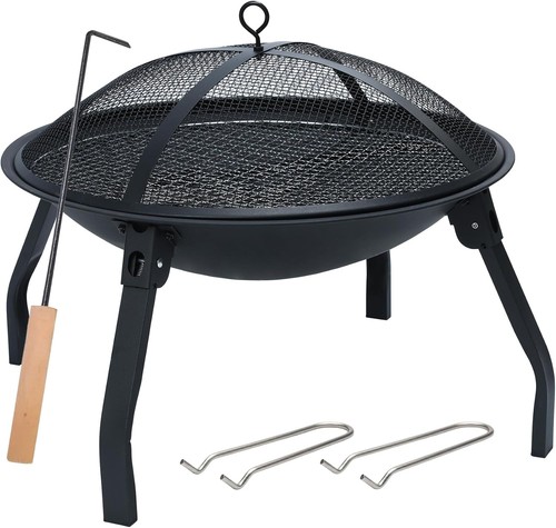 Portable fire pit - portable, folding