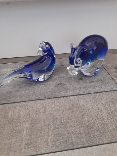 Vintage murano style cobalt - vintage,