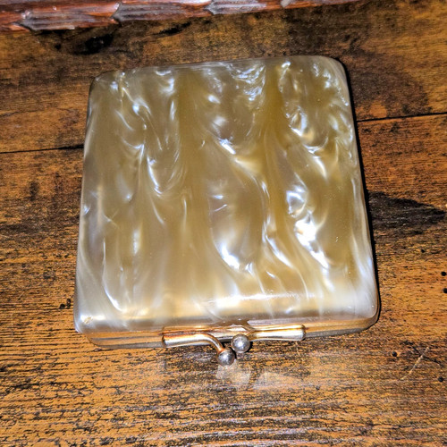Vintage marbled celluloid - vintage,