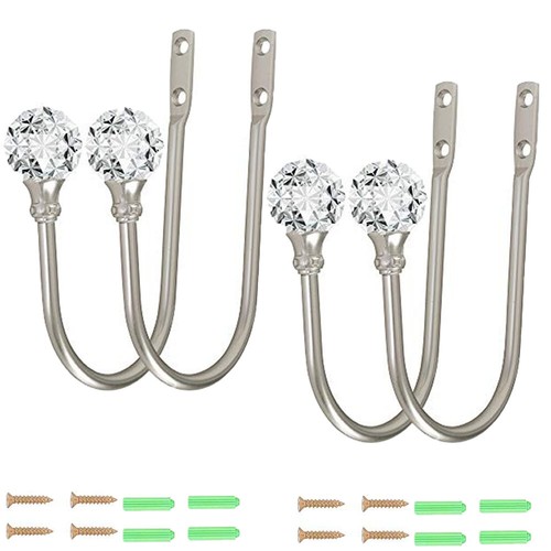 8pcs silver metal - metal, crystal