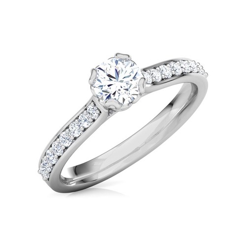 14k white gold ring sterling - white,