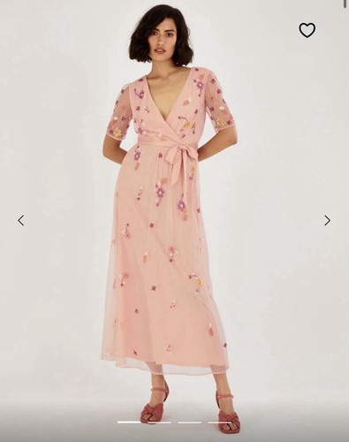 Monsoon lacey embellished midi - monsoon,