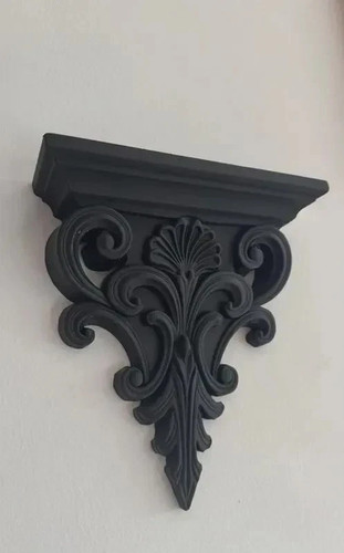 Wall shelf black corbel - shelf,