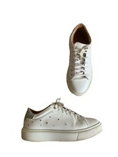 Ted Baker Starriy Trainer White Leather Jewel Detail Chunky Sole Size 6 39 VGC