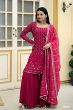 Designer Kurti ,Palazzo with Dupatta,Indian-Pakistani Dress,Bollywood,Wedding
