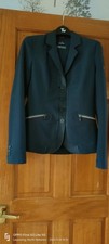 Equiline Women's Show Jacket Navy Blue Size UK 10