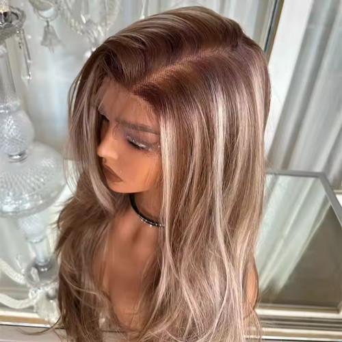Straight ombre auburn brown - auburn,