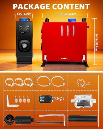 12v 8kw diesel air - air, heater