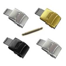 Steel / Titanium Deployant Clasp Buckle 16 18 20 22 24 for Watch Strap Band MM