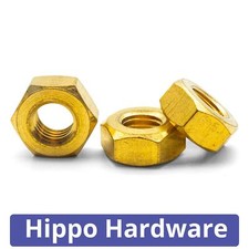 M20 (20mm) Solid Brass Hexagon