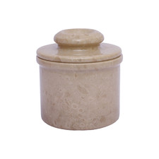 Marble Butter Crock for