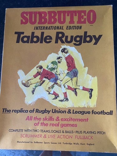Subbuteo rugby england - subbuteo,